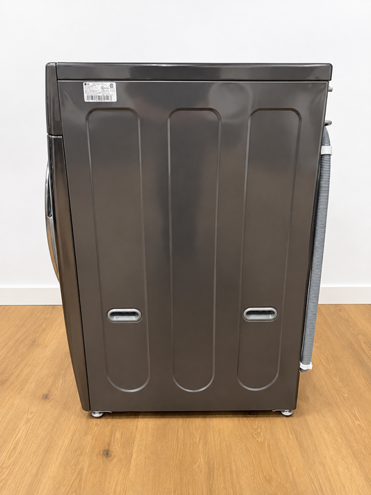 LG 4.5 Cu. Ft. Smart Front Load Washer with TurboWash 360 - Black Steel