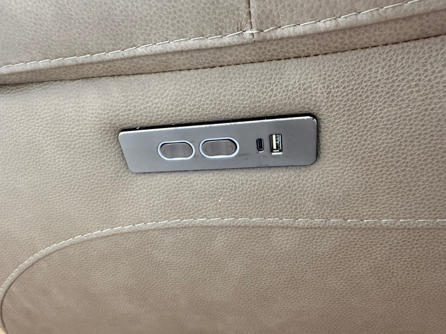 Mason Leather Power Recliner with Power Headrest