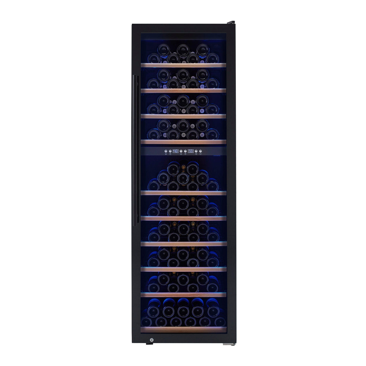 Wine Enthusiast Vinotech 190-bottle wine cellar front view