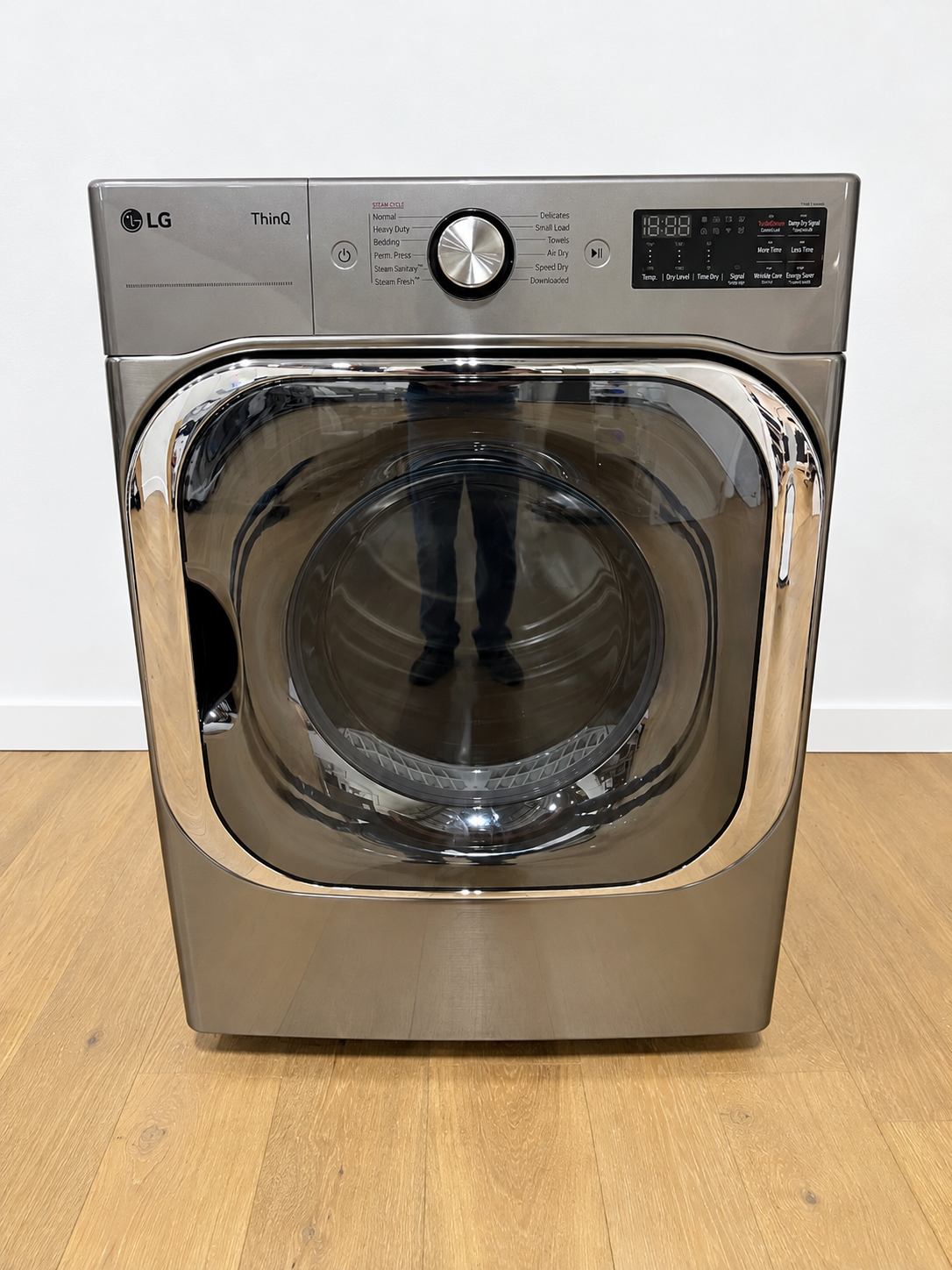 LG 9.0 Cu. Ft. Mega Capacity Front Load Electric Dryer with TurboSteam