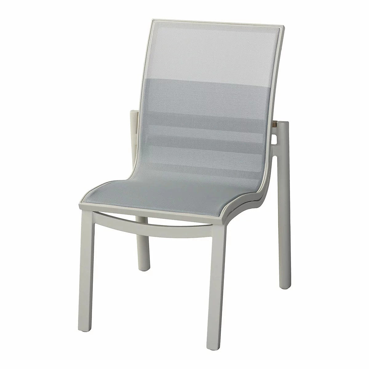 Single sling dining chair shown isolated on a white background