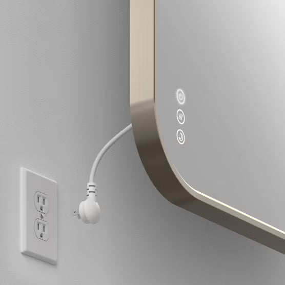Light fixture on a wall with a neutral background