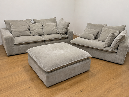 Thomasville Lowell Modular Loveseat & Ottoman