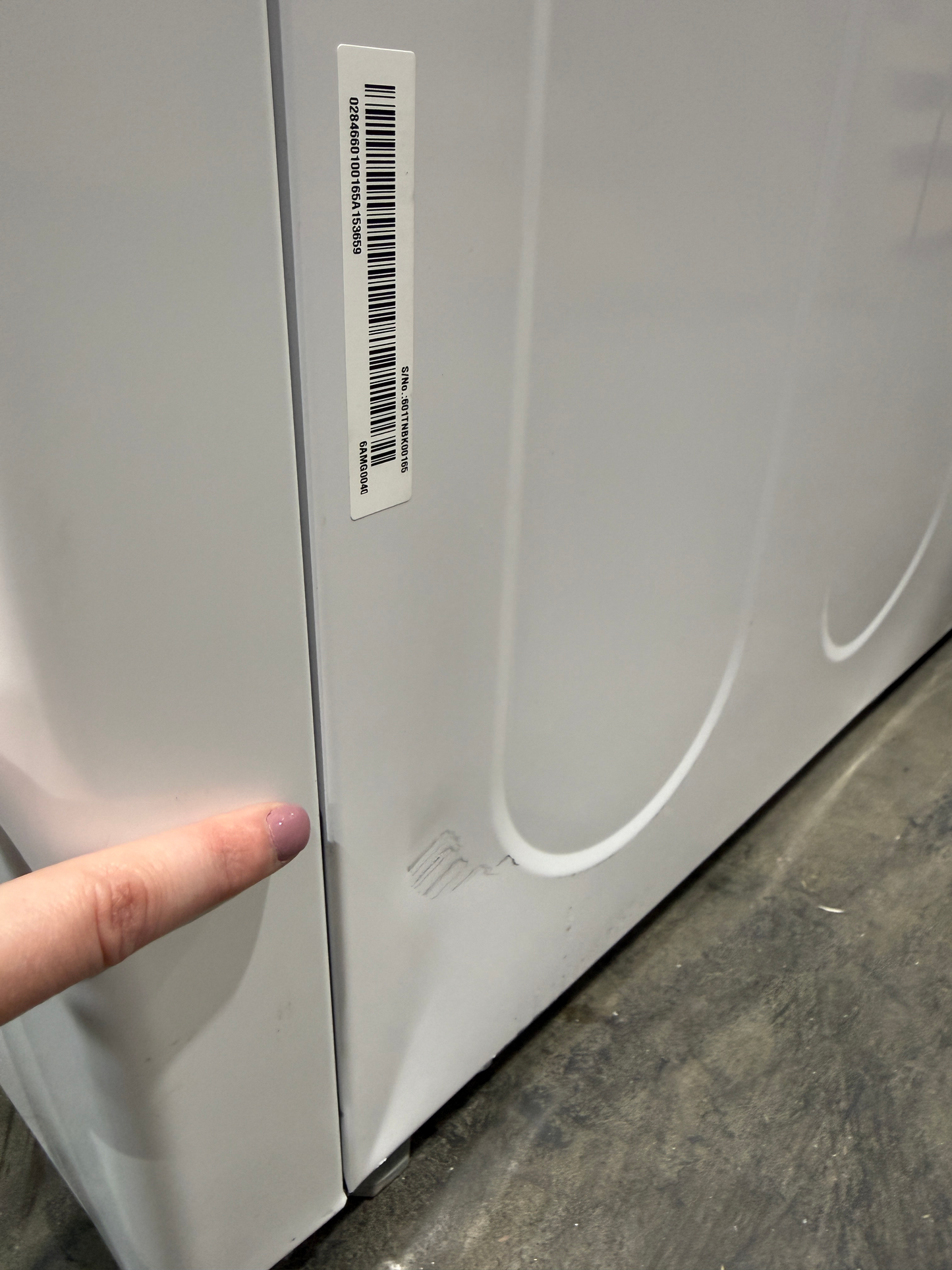 LG DLEX4080W 7.4 cu ft Electric Dryer