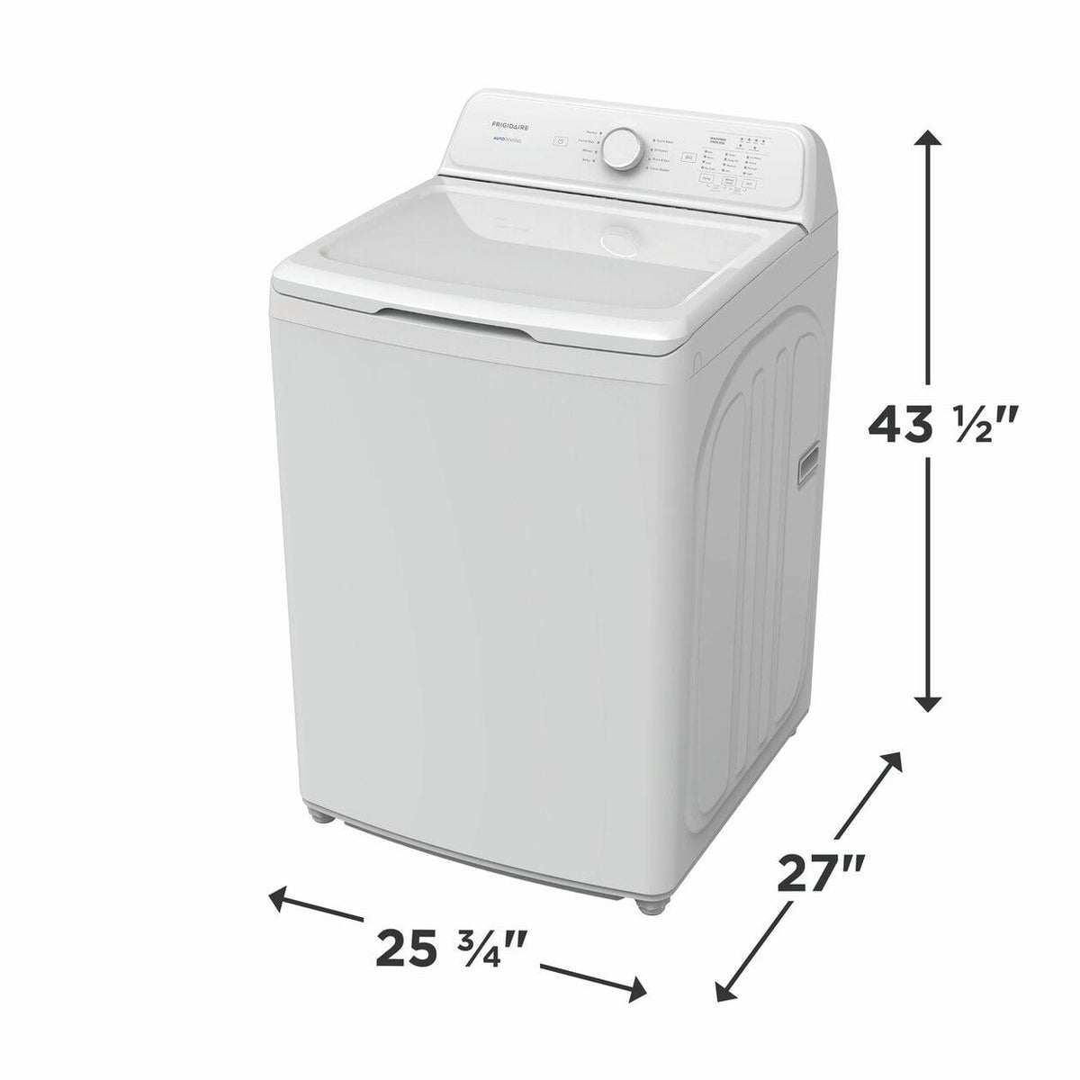 Frigidaire FLVW7000AW dimension diagram