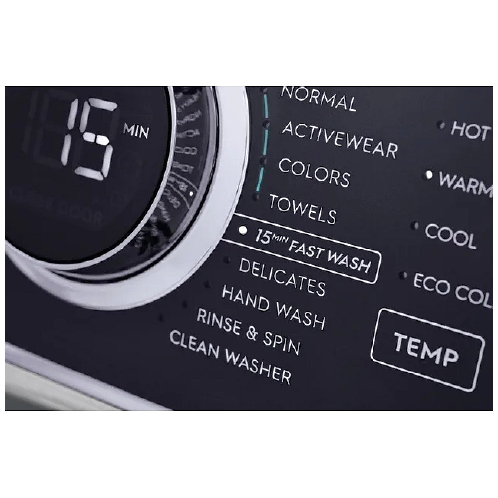 Frigidaire ELFW7626BW control panel closeup