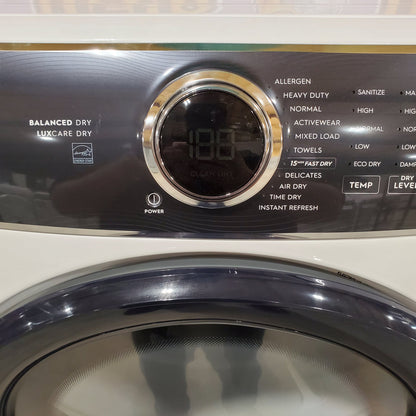 Frigidaire ELFE7626BW control panel angle view