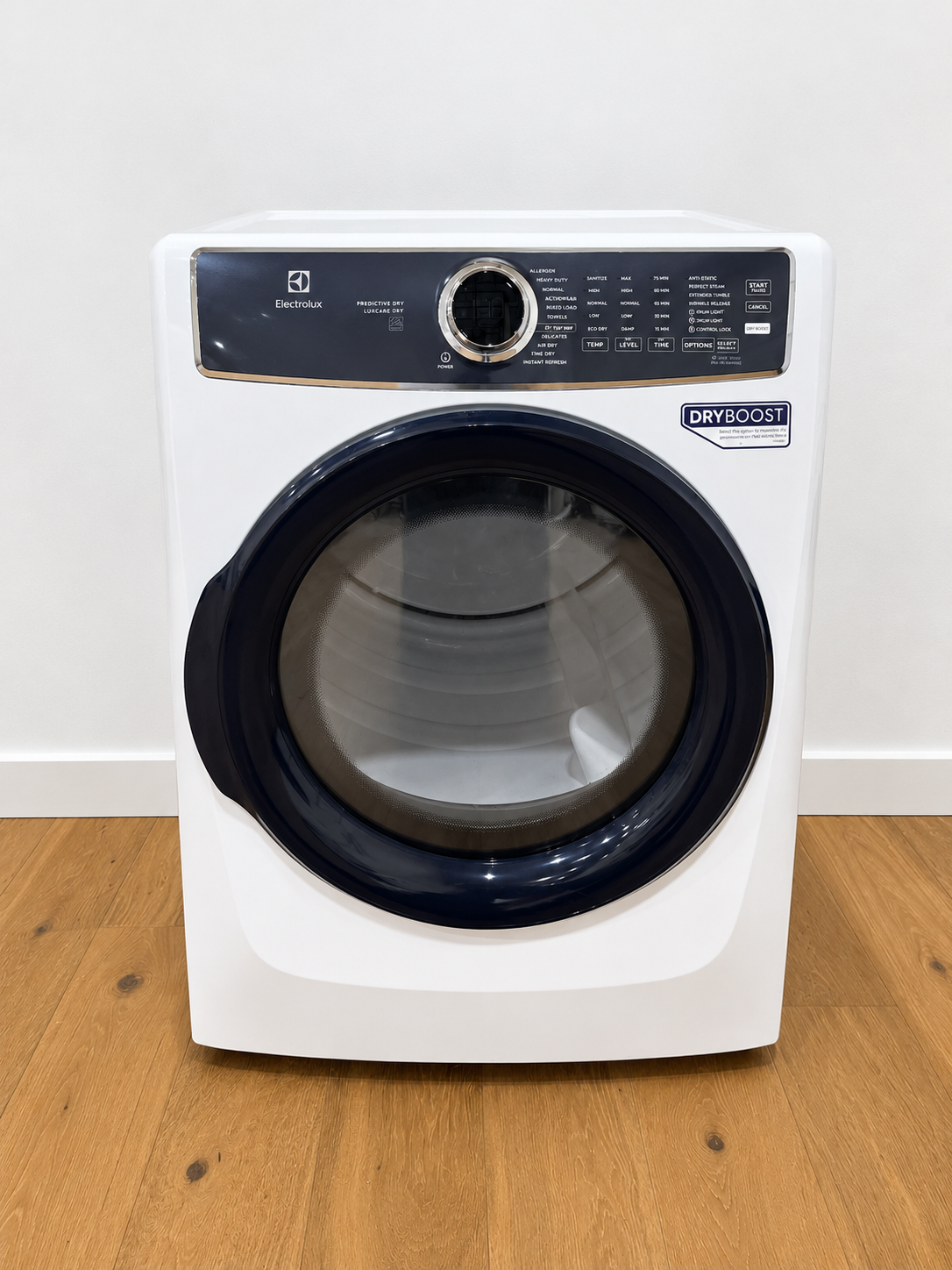 Frigidaire ELFG7626BW gas dryer front view