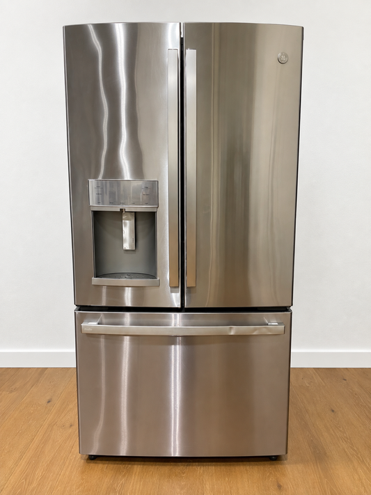 Actual unit for sale, front view, closed doors