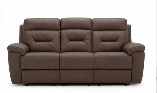 Lawton Power Recliner Sofa Brown