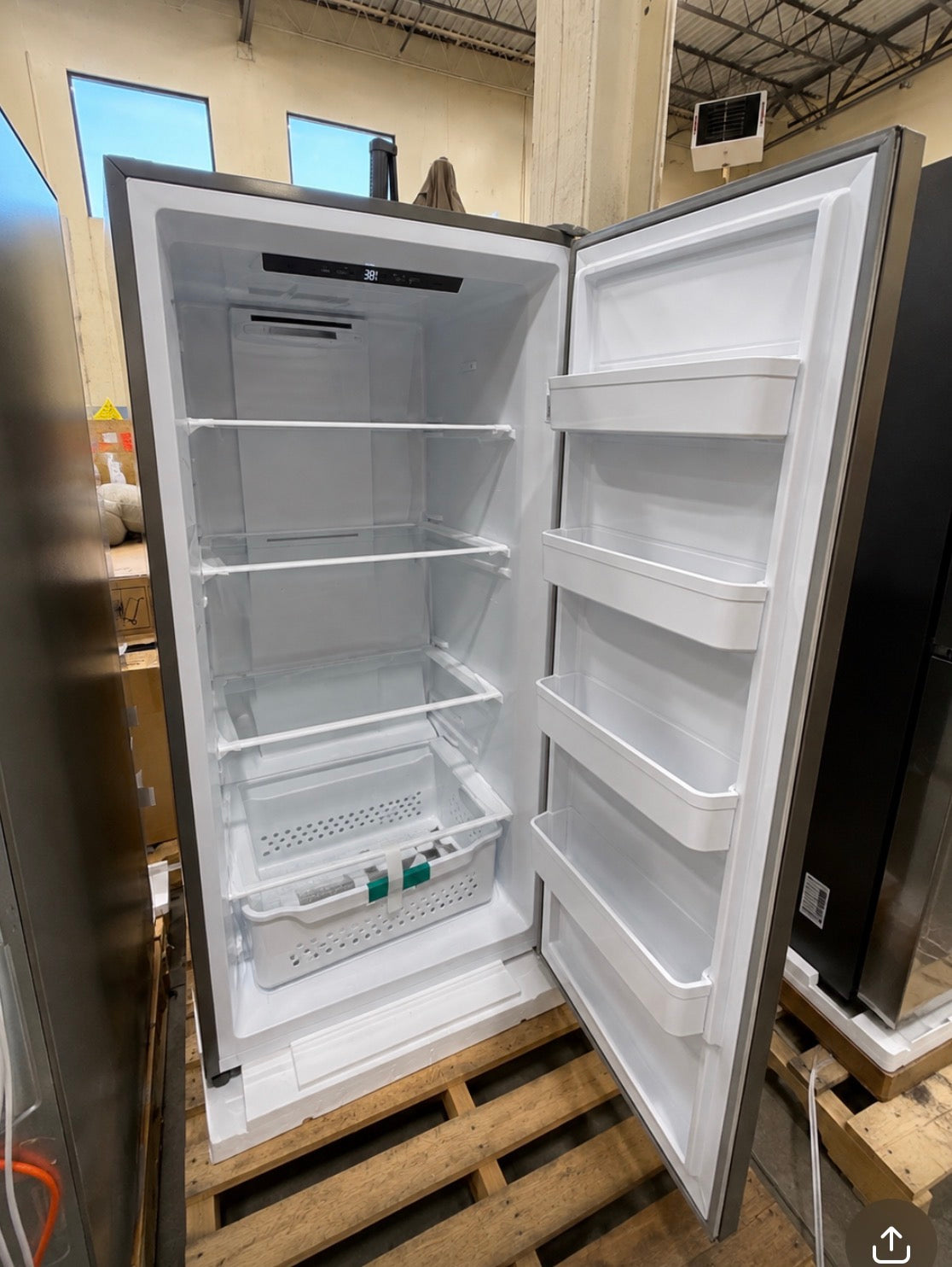 NEW Hisense 17 cu. ft. Garage Ready Frost Free Convertible Upright Freezer with Seal Break Handle