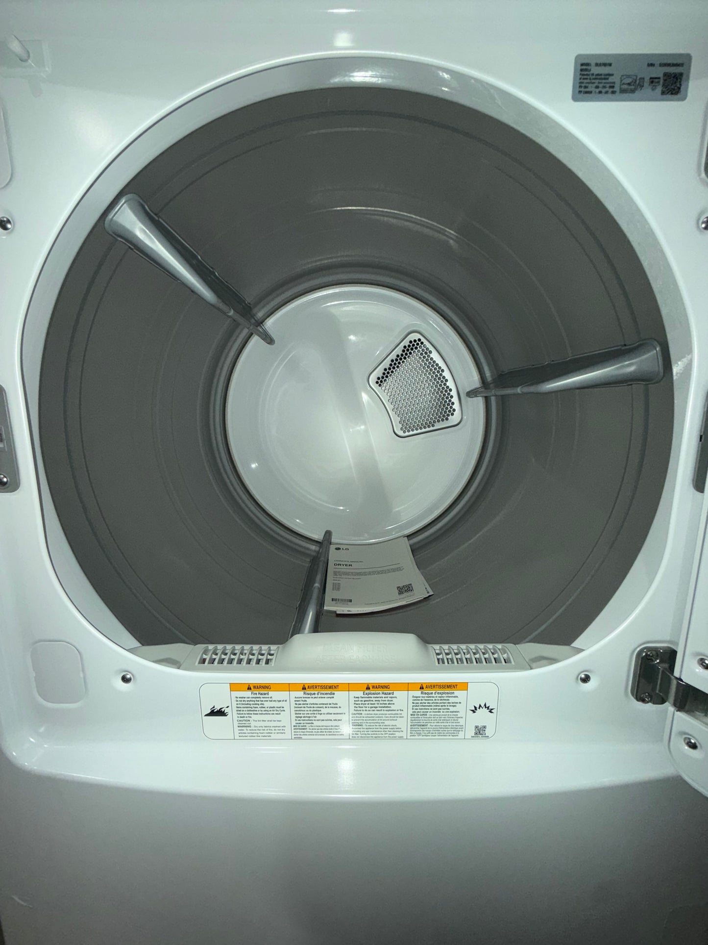 LG DLG7001W 7.3 cu ft Gas Dryer