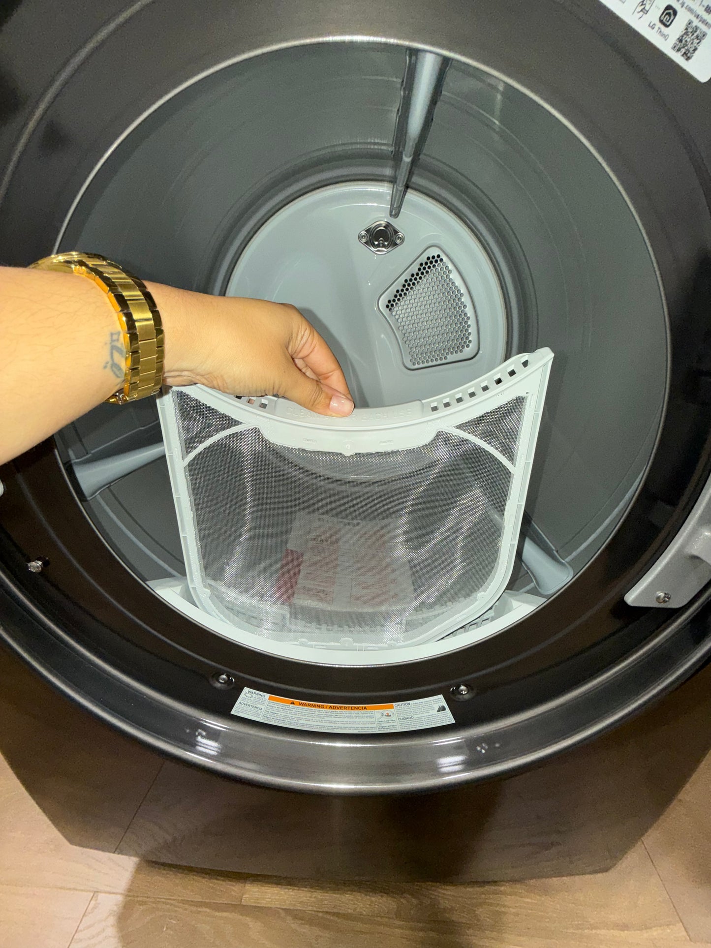 LG DLEX4000B 7.4 cu. ft. Front Load Electric Dryer