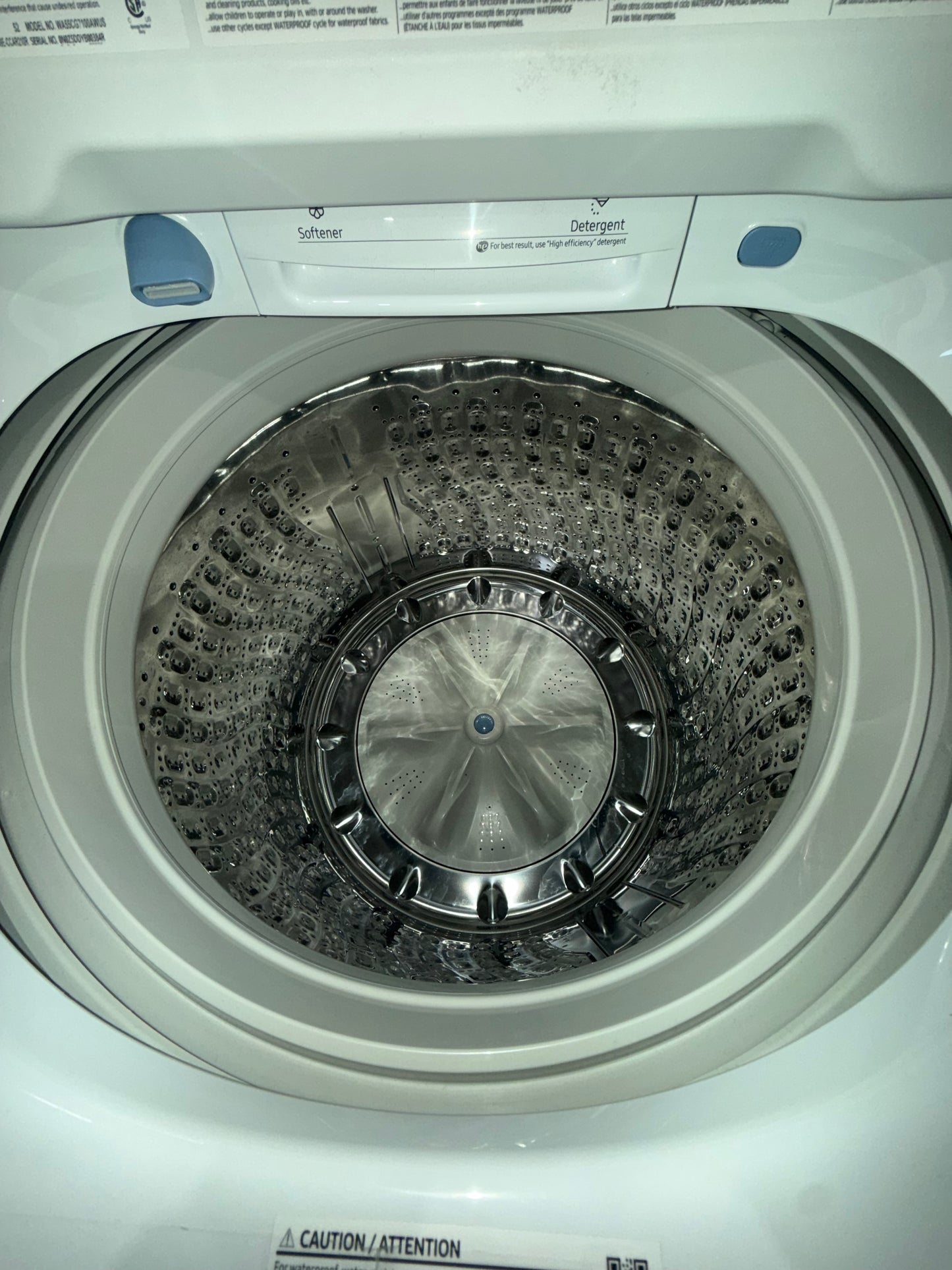 Samsung WA55CG7100AW 5.5 cu. ft. Top Load Washer
