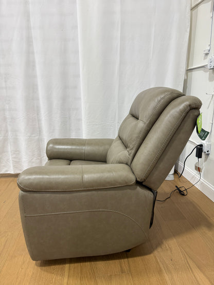 Mason Leather Power Recliner with Power Headrest
