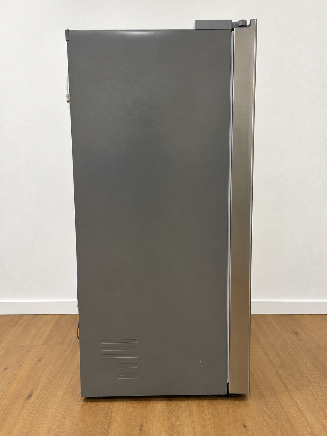Opposite side view of the actual unit, closed doors