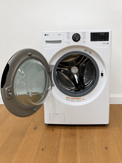 Actual unit with door open showing the empty drum