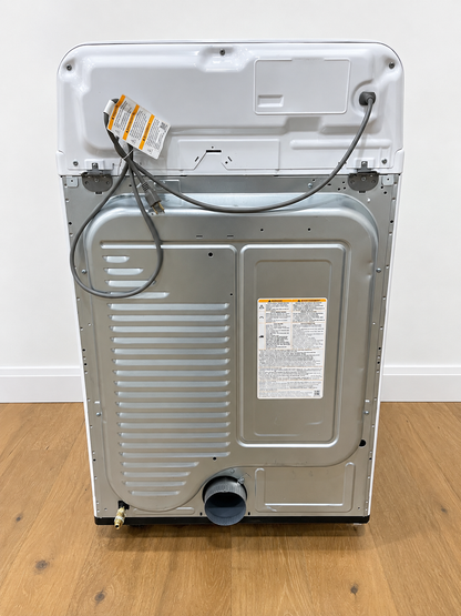 Back panel of the actual unit showing power cord and vent