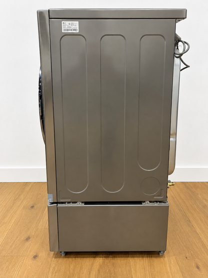 Actual unit: LG DLEX5800V electric dryer opposite side panel view