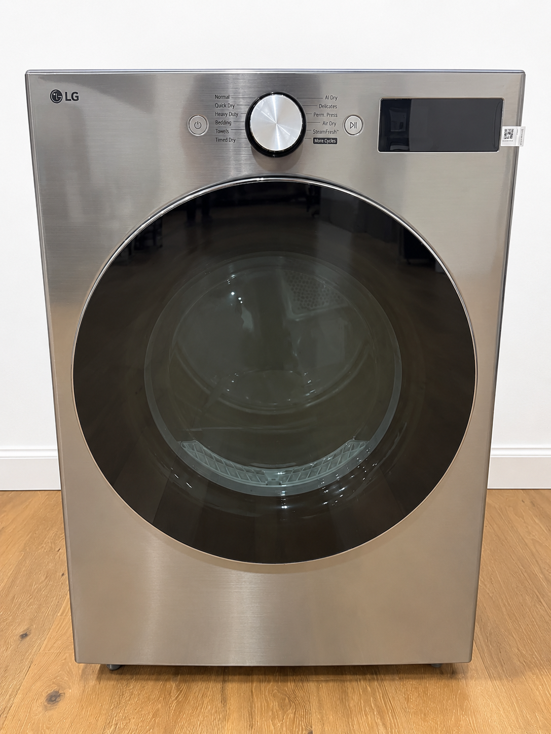 Actual unit for sale, front view, closed door