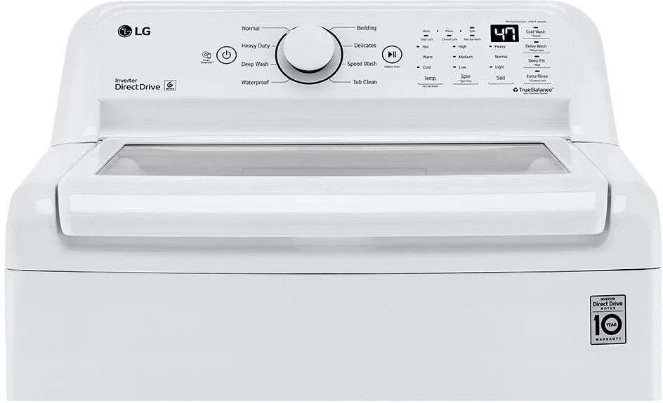 LG WT7005CW manufacturer stock photo, control panel closeup