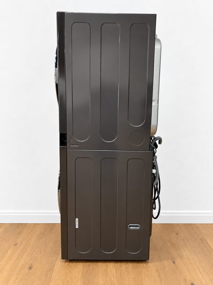 LG WKEX200HBA WashTower side rear view showing power cord routing