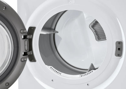 LG WKE100HWA WashTower dryer drum interior closeup