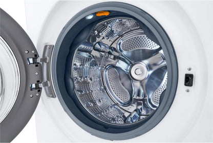 LG WKEX200HWA WashTower washer drum interior closeup