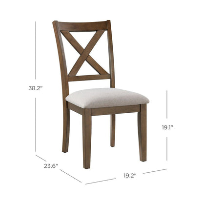 Lathan Upholstered Dining Chair dimension diagram