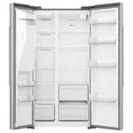Mora MRS290T5FSD side-by-side refrigerator interior with both doors open