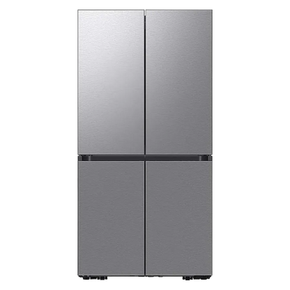 Samsung RF23B7671SR 4-door refrigerator with closed stainless steel doors, front view