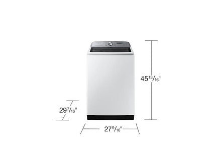 Dimension diagram showing 27-9/16 inch width and 45-13/16 inch height