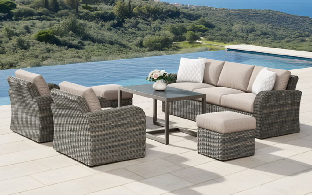 Veranda Classics Durham 6-Piece Outdoor Patio Seating Set