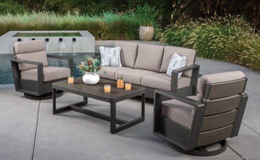 SunVilla Alden 4-Piece Outdoor Patio Seating Set