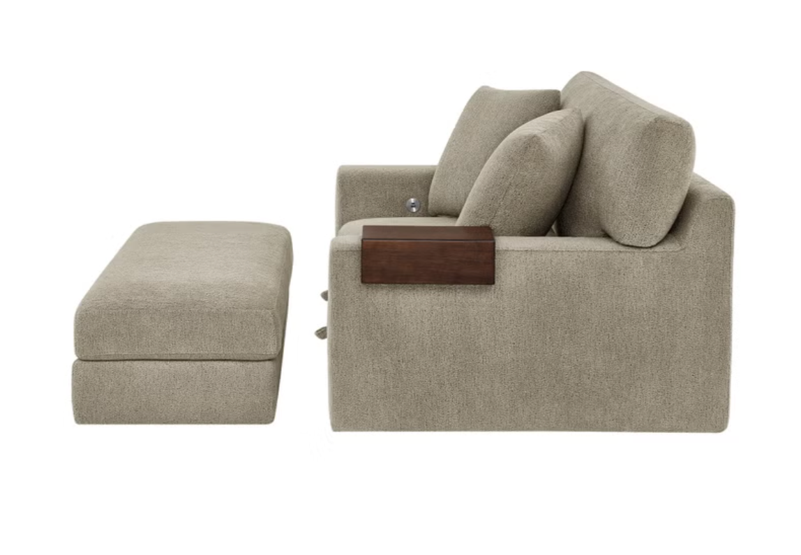 Thomasville Gilroy Oversized Storage Chair & Ottoman | New in Box
