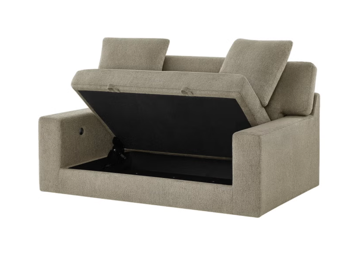 Thomasville Gilroy Oversized Storage Chair & Ottoman | New in Box