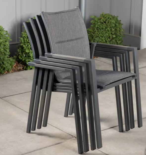 SunVilla Dark Forest 9-Piece Expanding Outdoor Dining Set