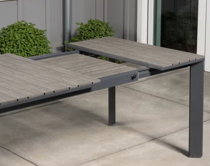SunVilla Dark Forest 9-Piece Expanding Outdoor Dining Set