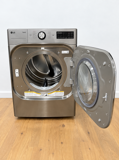 LG 9.0 Cu. Ft. Mega Capacity Front Load Electric Dryer with TurboSteam