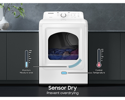Samsung DVE41A3000W Sensor Dry technology illustration