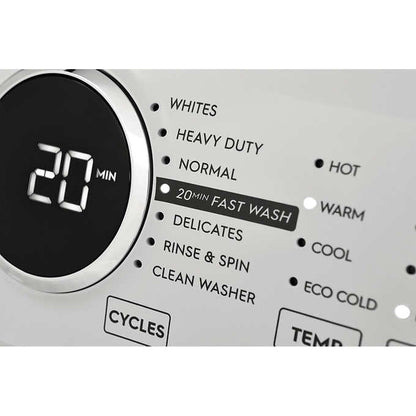 Frigidaire ELFW7337BW control panel closeup