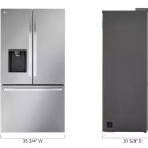 NEW LG 26 cu. ft. Smart Counter-Depth MAX French Door Refrigerator