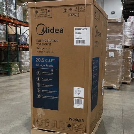 NEW Midea 20.5 cu. ft. Garage-Ready Top-Mount Refrigerator