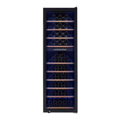 Wine Enthusiast Vinotech 190-bottle wine cellar front view